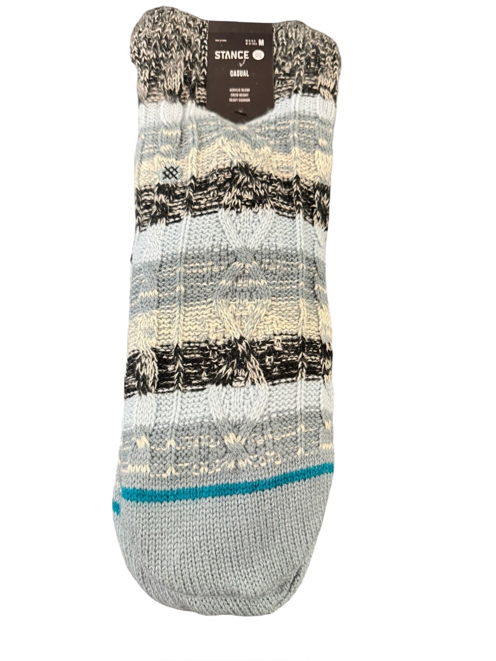 1558 / Stance Unisex Thick Sweater Crew Height Socks NWT
